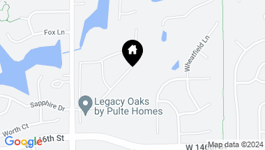 Map of 14827 Legacy Oaks Drive, Carmel IN, 46032