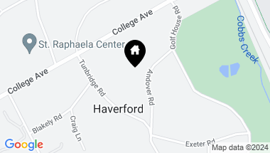 Map of 5 Andover Rd, Haverford PA, 19041