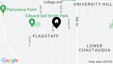 Map of 715 Aurora Ave, Boulder CO, 80302