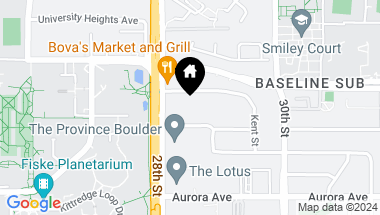 Map of 2850 E College Ave 312, Boulder CO, 80303