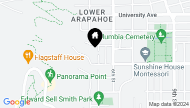 Map of 1111 Jay St, Boulder CO, 80302
