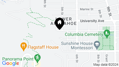 Map of 416 Pleasant St, Boulder CO, 80302