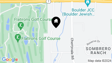 Map of 1402 Old Tale Rd, Boulder CO, 80303