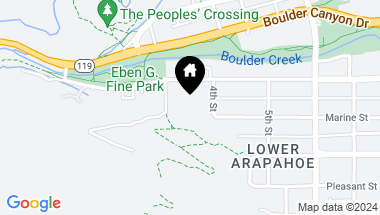 Map of 350 Arapahoe Ave 26, Boulder CO, 80302