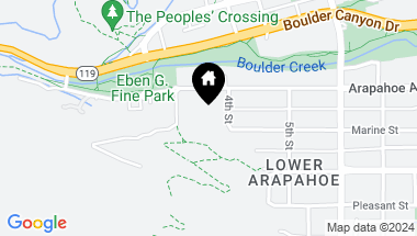 Map of 350 Arapahoe Ave 26, Boulder CO, 80302