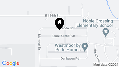 Map of 5338 Laurel Crest Run, Noblesville IN, 46062