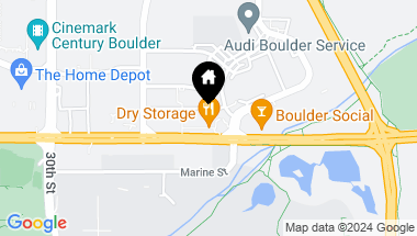 Map of 3601 Arapahoe Ave 206, Boulder CO, 80303