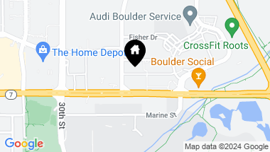 Map of 3301 Arapahoe Ave E-306, Boulder CO, 80303