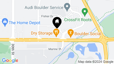Map of 3601 Arapahoe Ave 211, Boulder CO, 80303