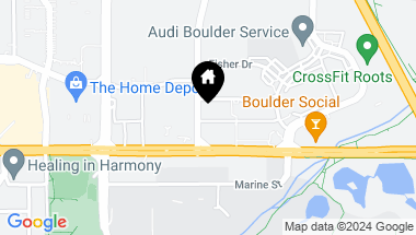 Map of 3401 Arapahoe Ave F-419, Boulder CO, 80303