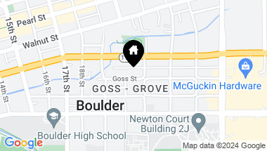 Map of 2019-2023 Goss St, Boulder CO, 80302