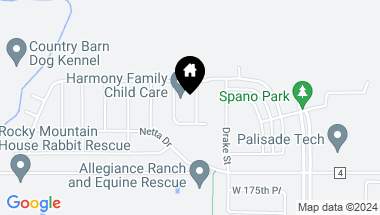 Map of 17616 Datura St, Broomfield CO, 80023