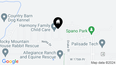 Map of 17621 Datura St, Broomfield CO, 80023