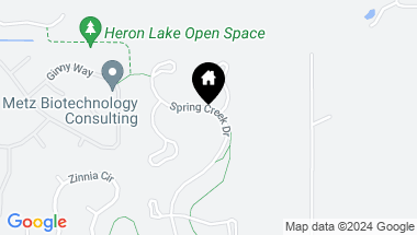 Map of 1549 Spring Creek Drive, Lafayette CO, 80026