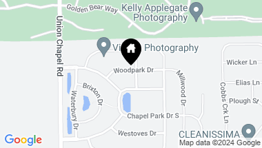 Map of 11047 Woodpark Drive, Noblesville IN, 46060