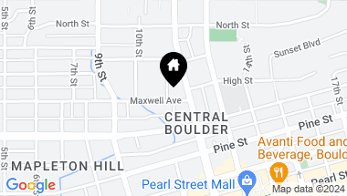 Map of 1111 Maxwell Ave 112, Boulder CO, 80304