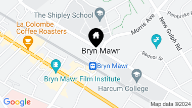Map of 802 Montgomery Ave #2, Bryn Mawr PA, 19010