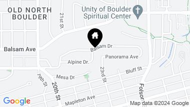Map of 2206 Alpine Drive, Boulder CO, 80304
