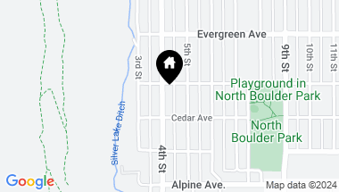 Map of 2942 4th St, Boulder CO, 80304