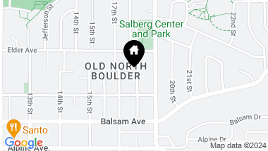 Map of 2940 18th St, Boulder CO, 80304