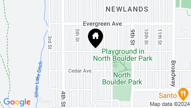 Map of 2958 6th St, Boulder CO, 80304