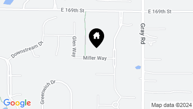 Map of 4454 Miller Way, Westfield IN, 46062
