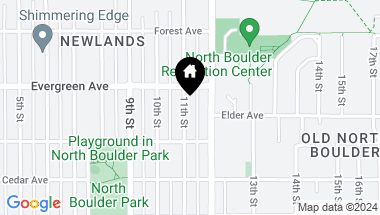 Map of 3054 11th St, Boulder CO, 80304