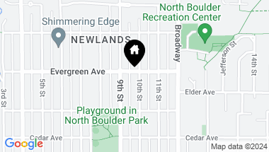 Map of 3091 10th St, Boulder CO, 80304