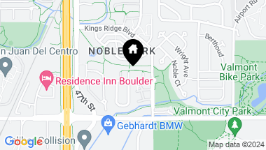 Map of 4855 Edison Ave 214, Boulder CO, 80301