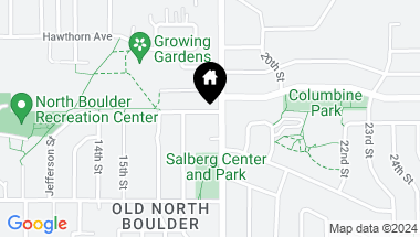 Map of 1860 Forest Ave, Boulder CO, 80304