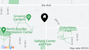Map of 3275 19th St, Boulder CO, 80304