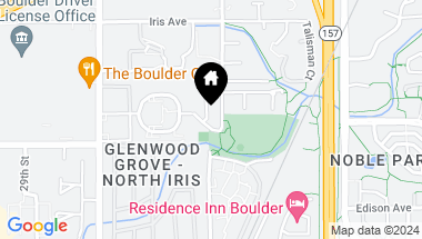 Map of 3363 Oneal Pkwy 37, Boulder CO, 80301