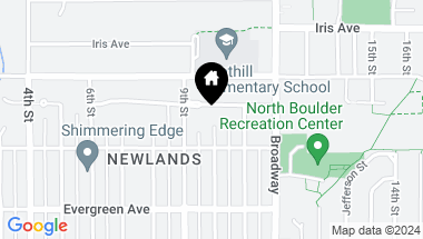 Map of 3235 10th St, Boulder CO, 80304