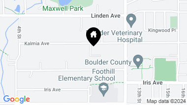 Map of 3560 9th St, Boulder CO, 80304