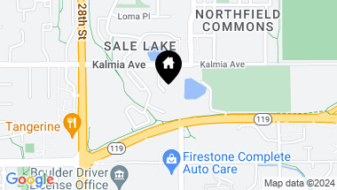 Map of 2946 Kalmia Ave 51, Boulder CO, 80301