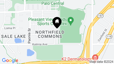 Map of 3658 Pinedale Street Unit: A, Boulder CO, 80301