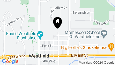 Map of 236 E North Street, Westfield IN, 46074