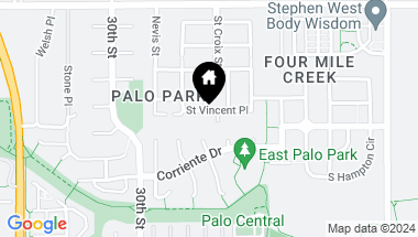 Map of 3288 Saint Vincent Pl, Boulder CO, 80301