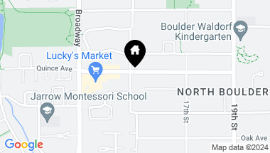 Map of 3990 15th St, Boulder CO, 80304