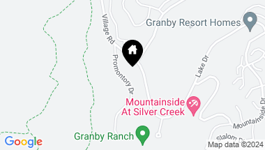 Map of 34 Promontory Drive SS2, Granby CO, 80446