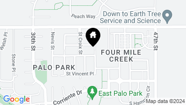Map of 3765 Martinique Ave, Boulder CO, 80301