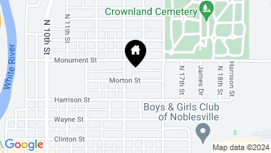 Map of 1470 Morton Street, Noblesville IN, 46060