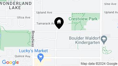 Map of 1502 Sumac Ave, Boulder CO, 80304