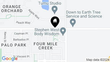 Map of 4615 Sunnyside Pl, Boulder CO, 80301