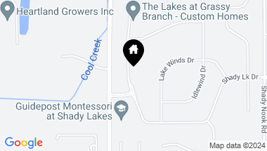 Map of 18175 Lakes End Drive, Westfield IN, 46074