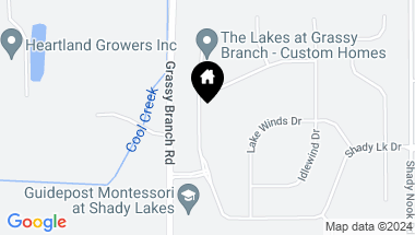 Map of 18247 Lakes End Drive, Westfield IN, 46074