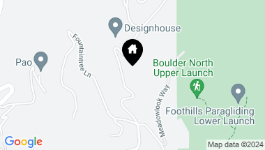 Map of 770 N Cedar Brook Rd, Boulder CO, 80304