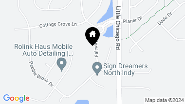Map of 18599 Fairway Drive, Noblesville IN, 46062