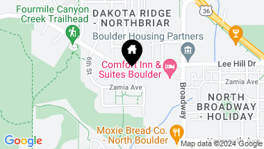 Map of 4767 10th Street, Boulder CO, 80304