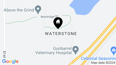 Map of 5355 Waterstone Dr, Boulder CO, 80301